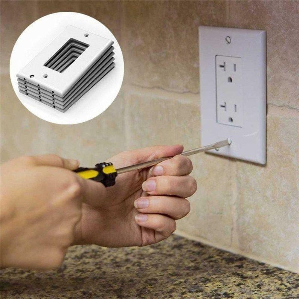 5-Pack Outlet Cover with Built-In LED Night Light - 2 Styles