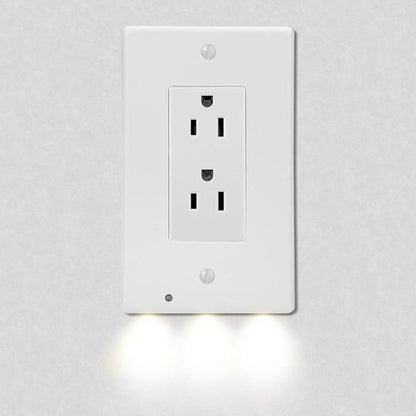 5-Pack Outlet Cover with Built-In LED Night Light - 2 Styles