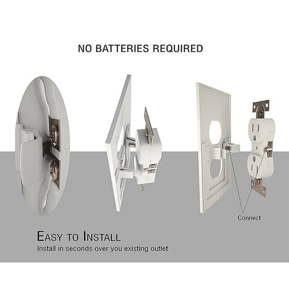 5-Pack Outlet Cover with Built-In LED Night Light - 2 Styles