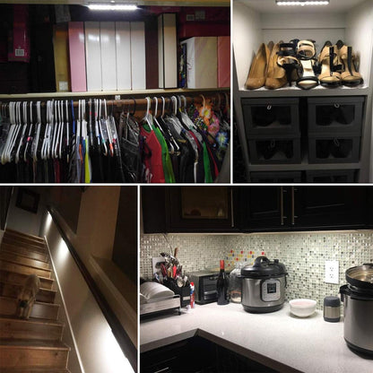 3-Pack 10 Led Motion Sensor Stick On Light Bars