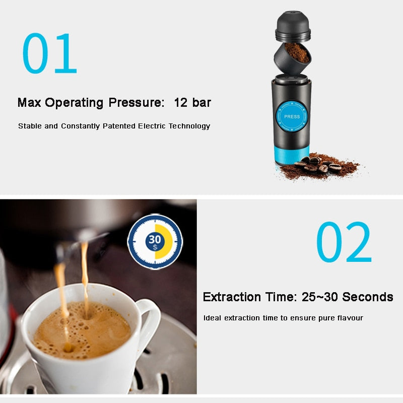 2 IN 1 CAPSULE & GROUND MINI ESPRESSO