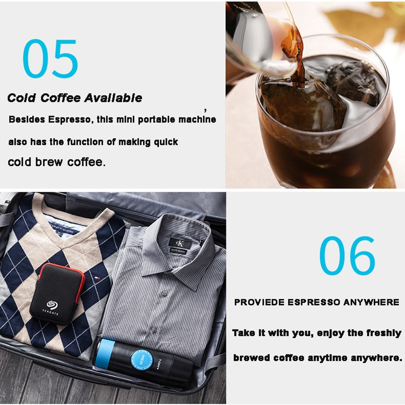 2 IN 1 CAPSULE & GROUND MINI ESPRESSO