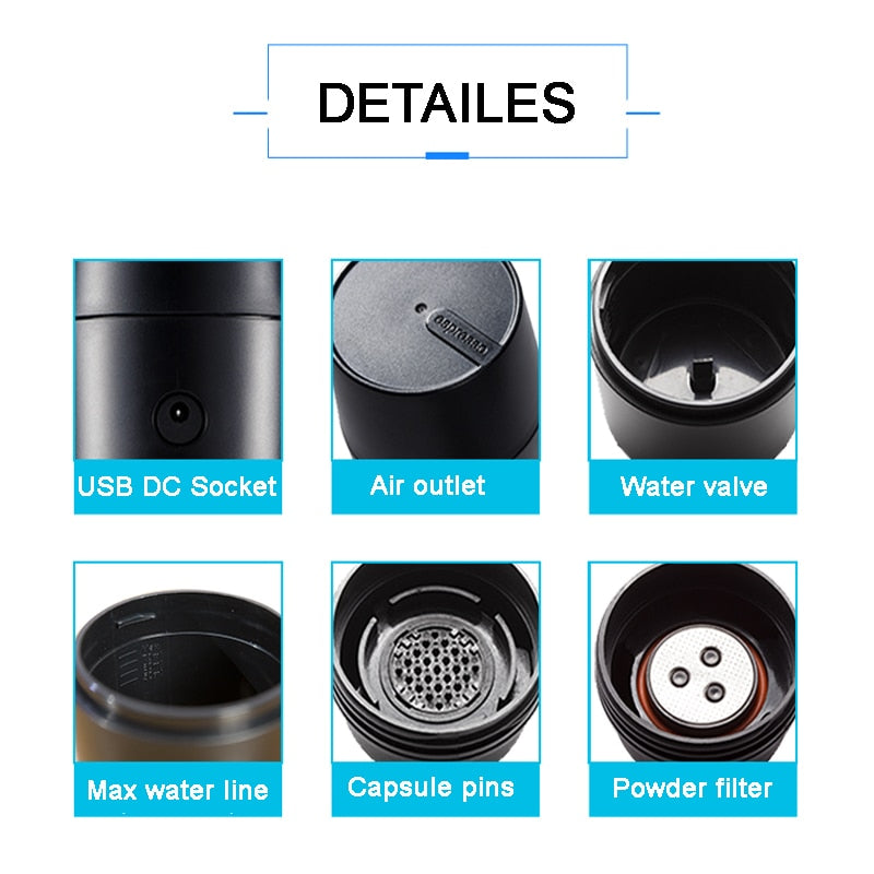 2 IN 1 CAPSULE & GROUND MINI ESPRESSO