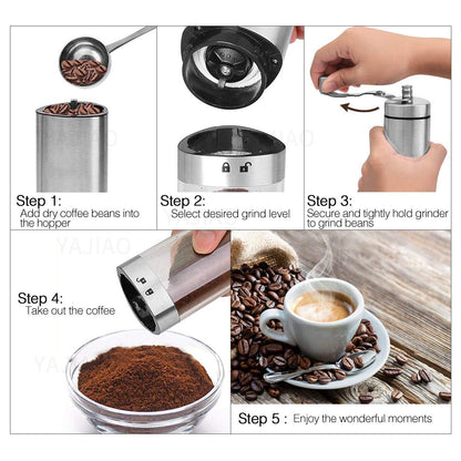 PORTABLE MANUAL COFFEE GRINDER