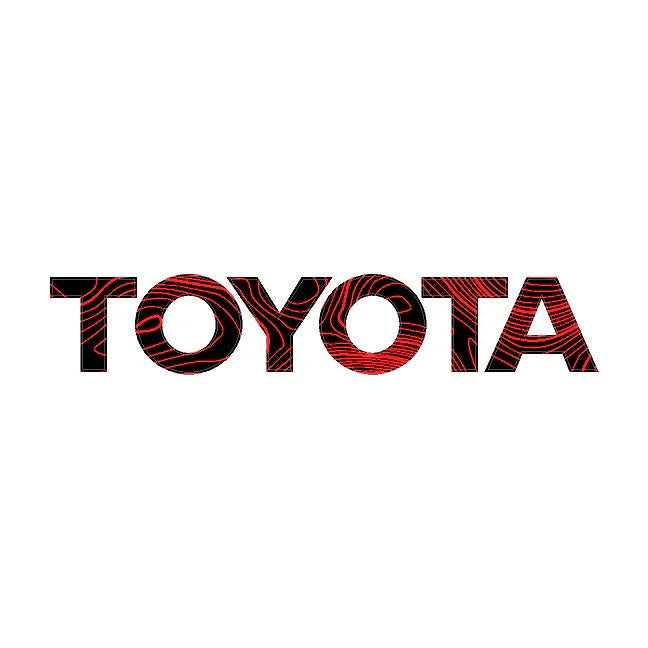 TOYOTA Topographic Rear Liftgate Emblem Inlays - 2025+ 4Runner