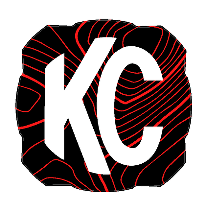 KC HiLITES Flex Era 4 Cover Topo Overlays - Universal