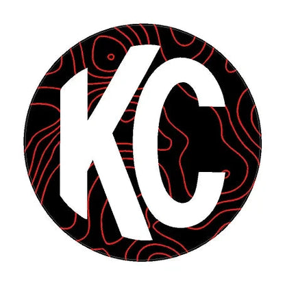 KC HiLITES Pro6 / Titan Gravity Light Cover Topo Overlays (Pair) - Universal