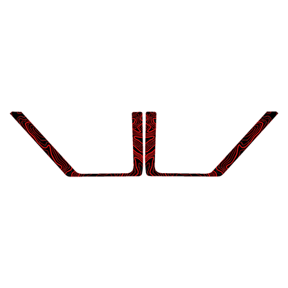 Topo Rear Door Net Trim Overlay Kit (Printed Series) - 2021+ Bronco