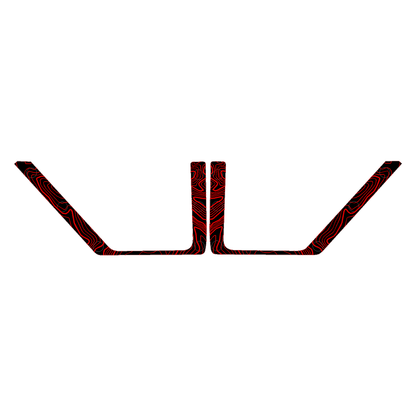 Topo Rear Door Net Trim Overlay Kit (Printed Series) - 2021+ Bronco