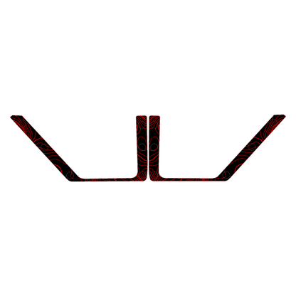 Topo Front Door Net Trim Overlay Kit (Printed Series) - 2021+ Bronco