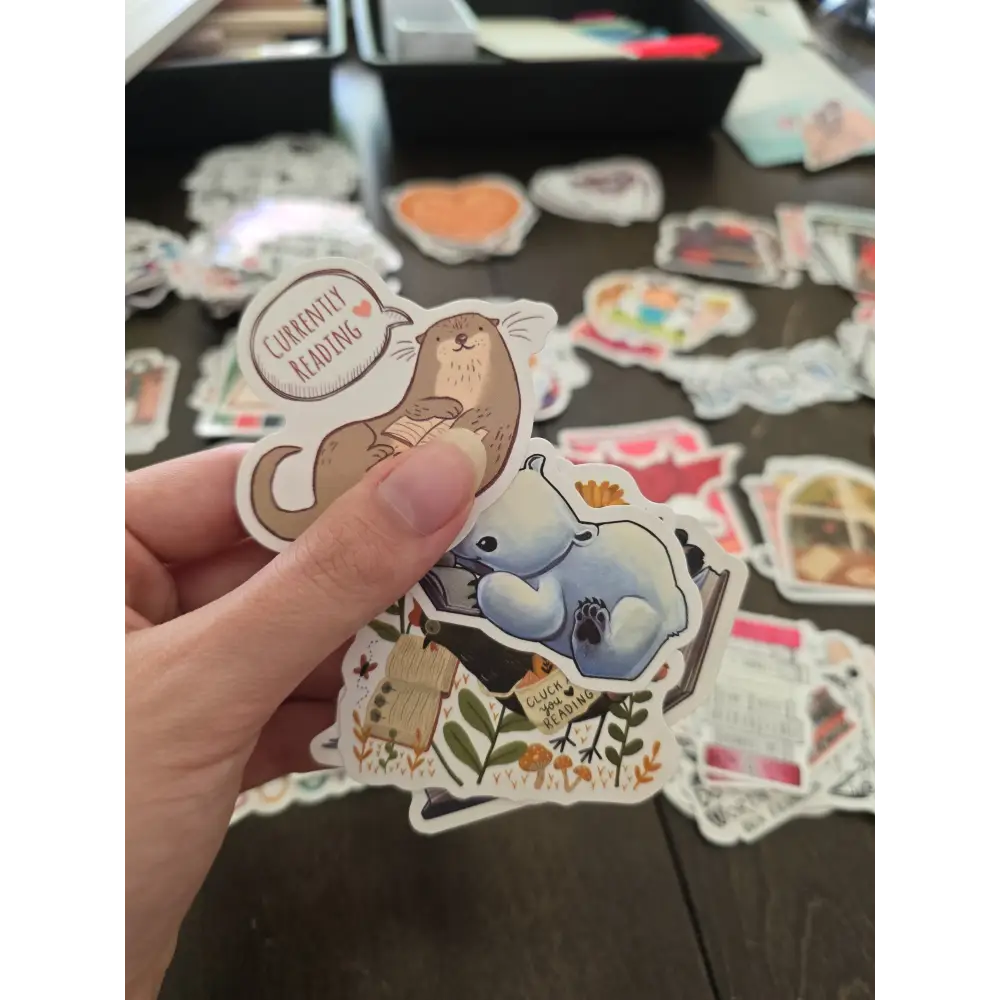 Reading Sticker Pack, 15 Stickers in one Pack