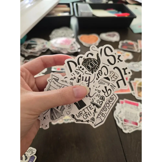 Reading Sticker Pack, 15 Stickers in one Pack