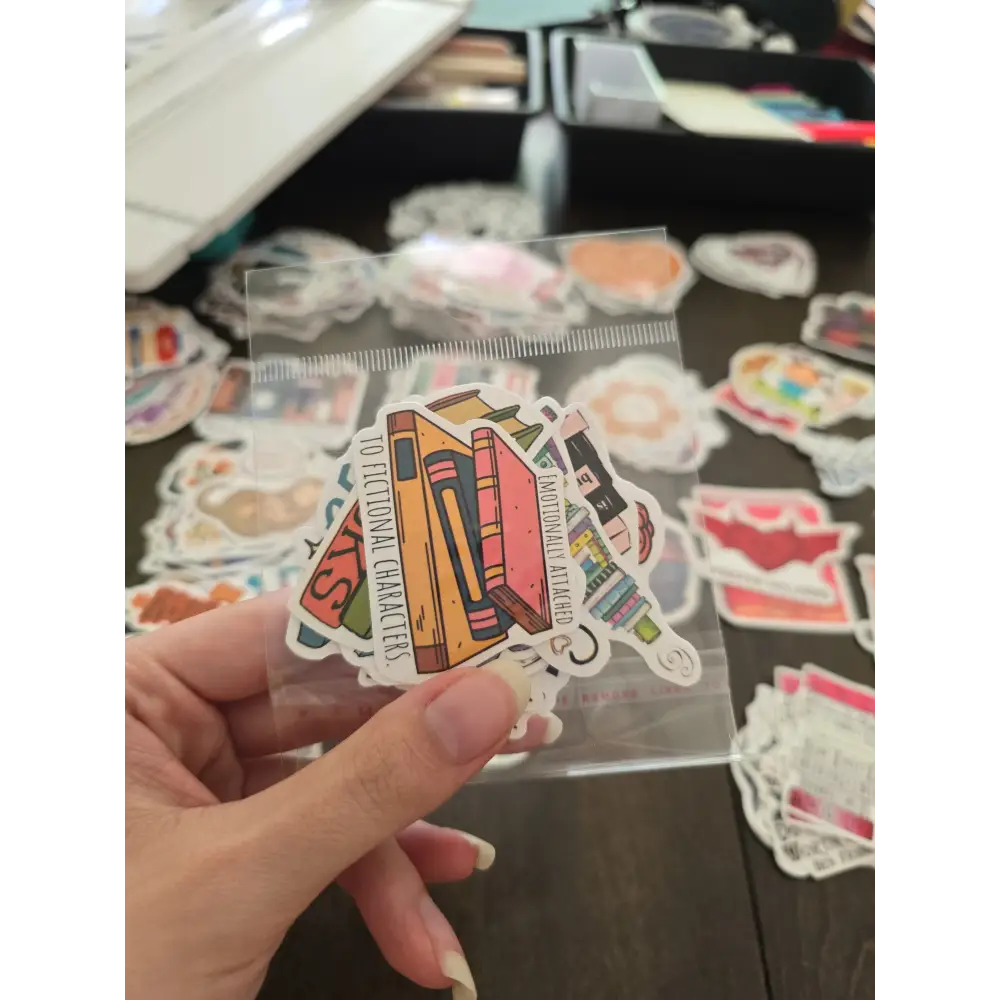 Reading Sticker Pack, 15 Stickers in one Pack