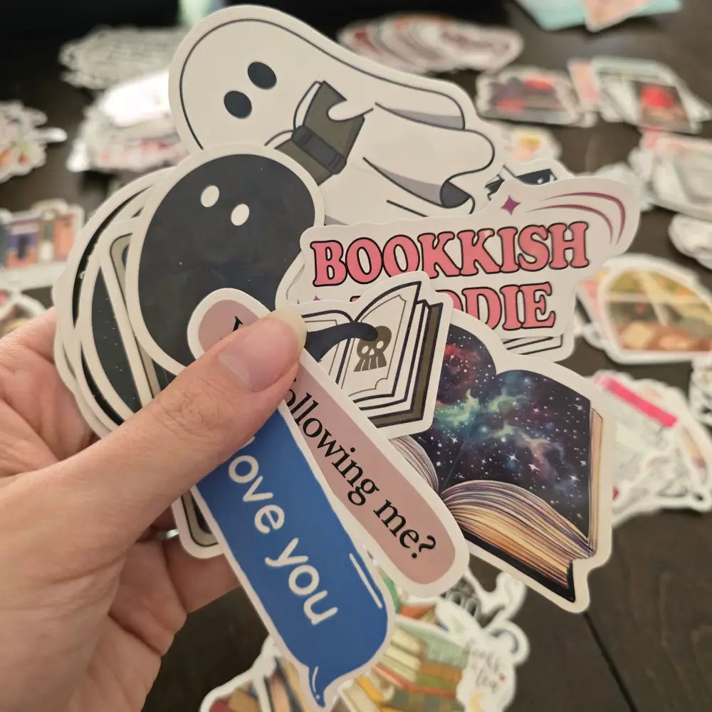 Reading Sticker Pack, 15 Stickers in one Pack