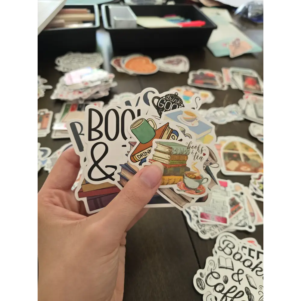 Reading Sticker Pack, 15 Stickers in one Pack