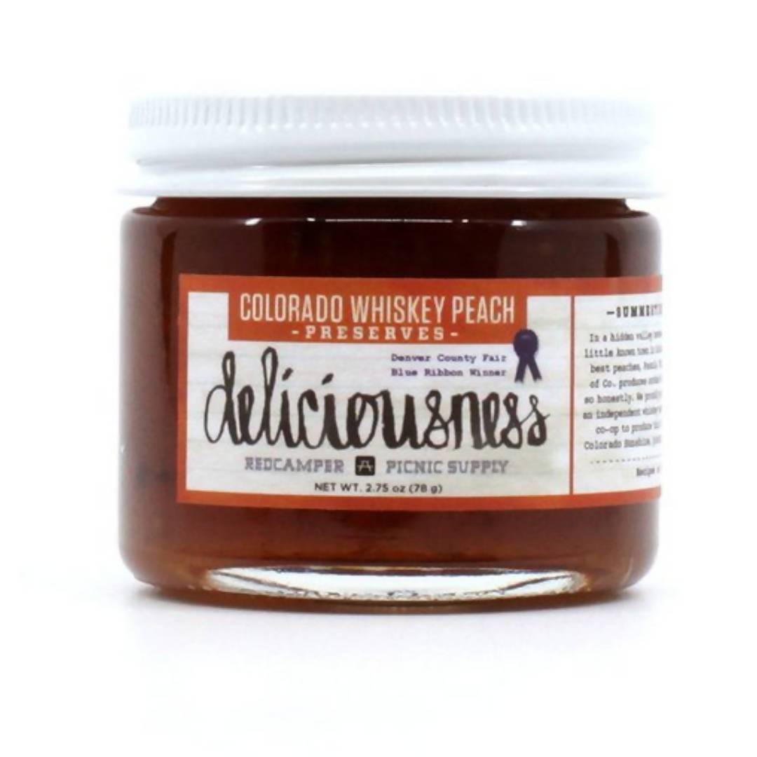 Red Camper Colorado Whiskey Peach Deliciousness - 24 jars x 2.75oz case