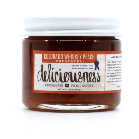 Red Camper Colorado Whiskey Peach Deliciousness - 24 jars x 2.75oz case