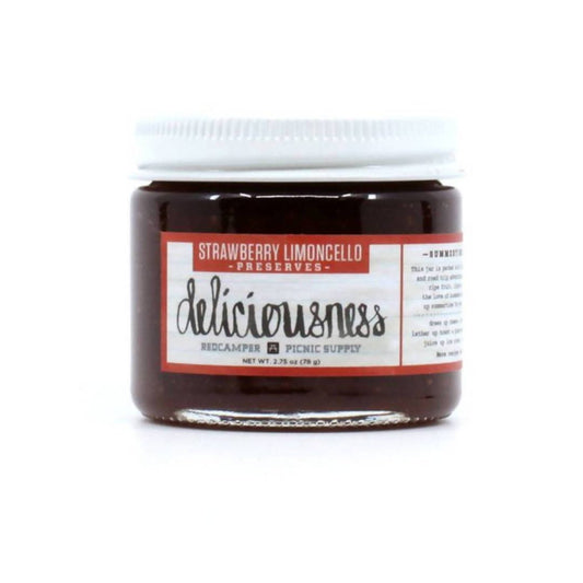 Red Camper Strawberry Limoncello Deliciousness - 24 jars x 2.75oz case