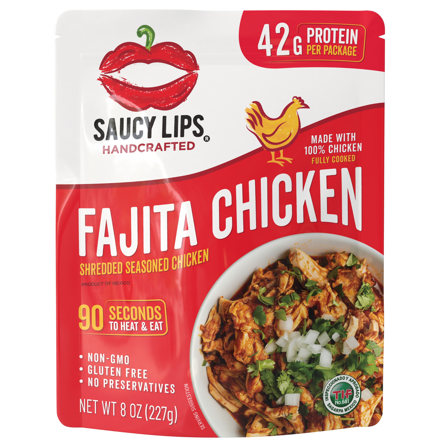Fajita Chicken – 42g Protein | Ready in 90 Seconds