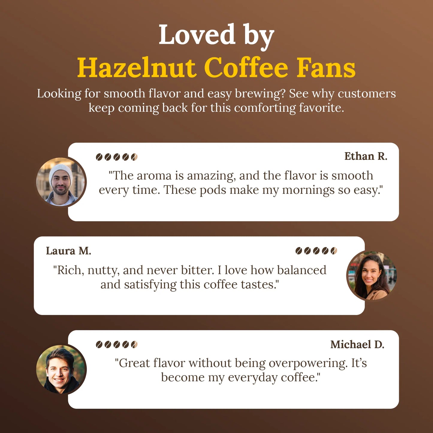 Rich Hazelnut Coffee Pods