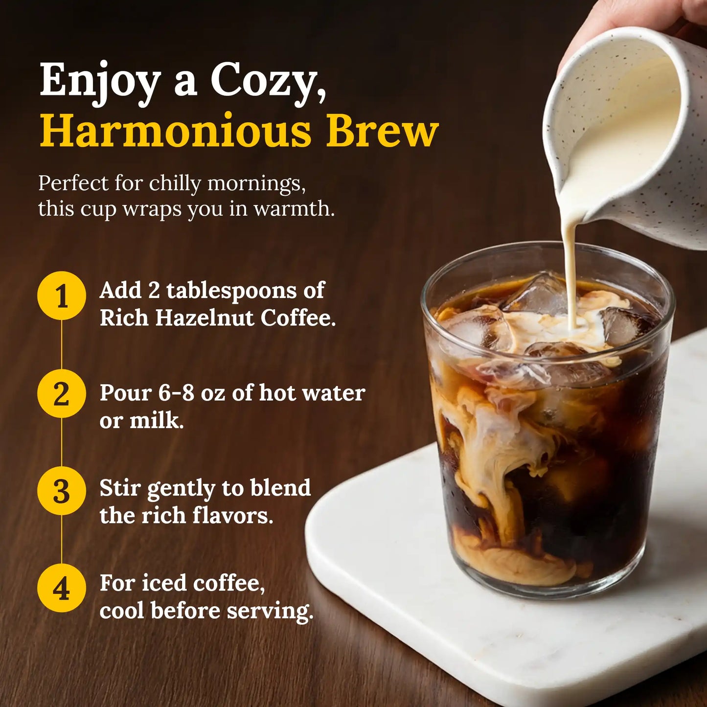 Rich Hazelnut Coffee