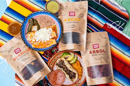 Dried Mexican Chiles 3-Pack – Ancho, Guajillo & Arbol Peppers