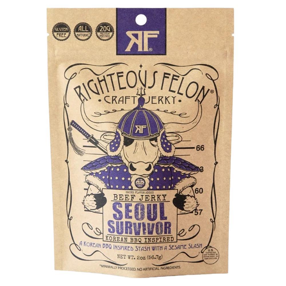 Righteous Felon - 'Seoul Survivor' Korean BBQ Beef Jerky (2OZ)