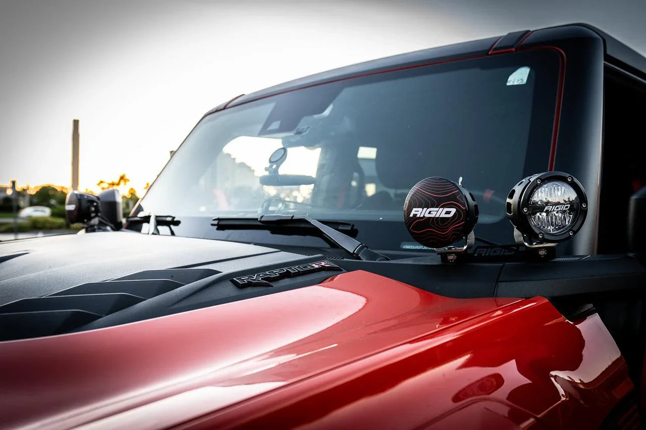 Rigid 360 Series 4" Light Cover Topo Overlays - Universal