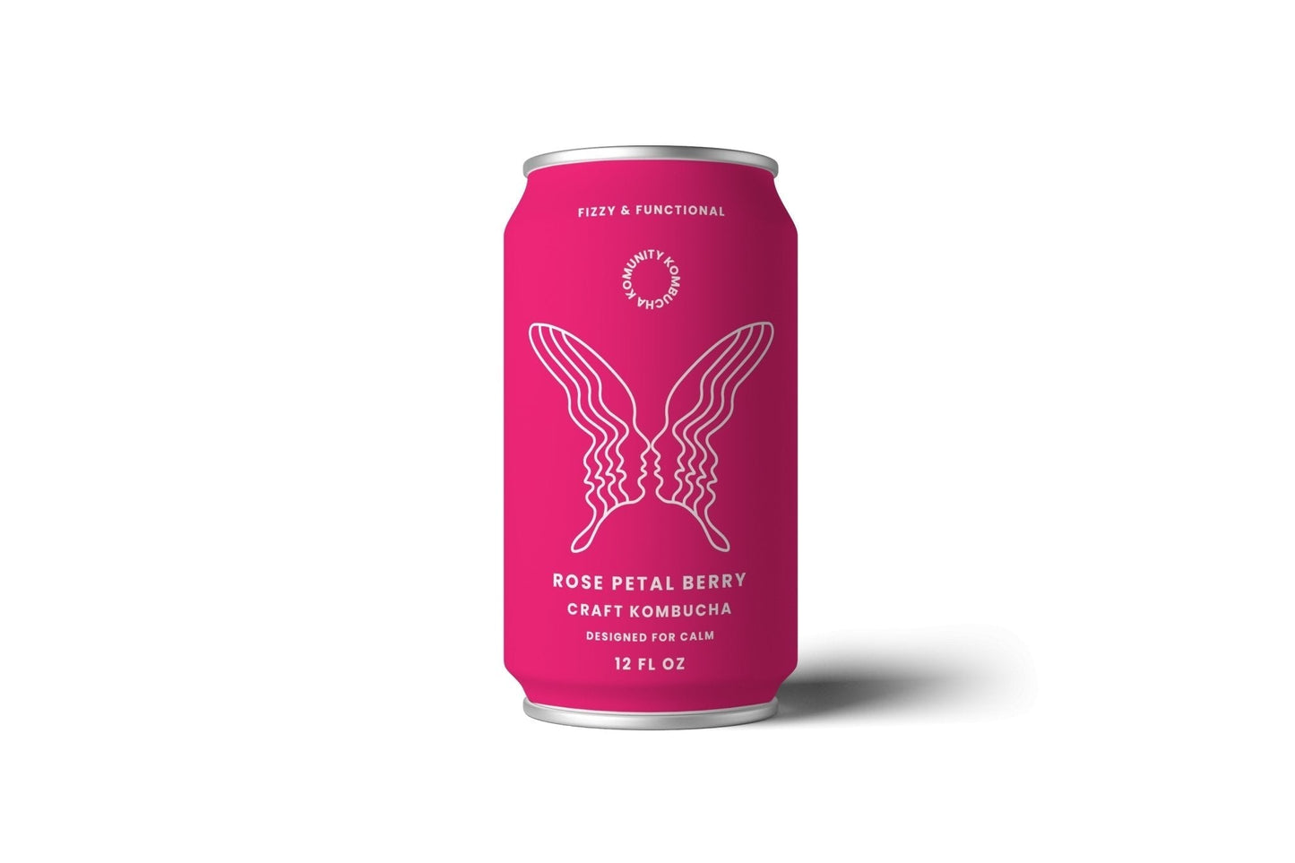 RMBR Kombucha Adapt Rose Petal Berry Can - 24 cans x 12 oz case