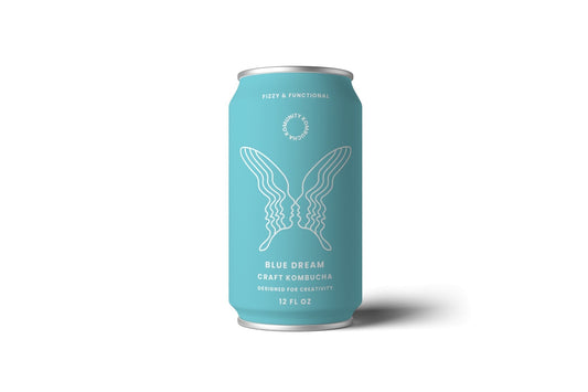 RMBR Kombucha Dream Blue Spirulina Can - 24 can x 12 oz case