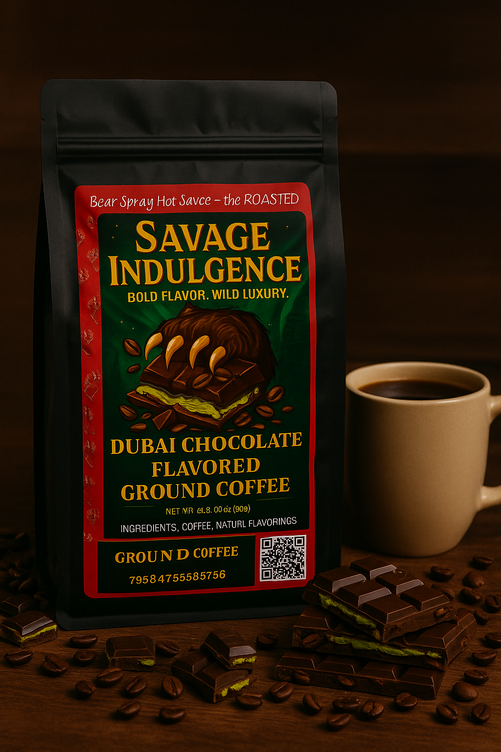 Savage Indulgence-Dubai Chocolate Coffee