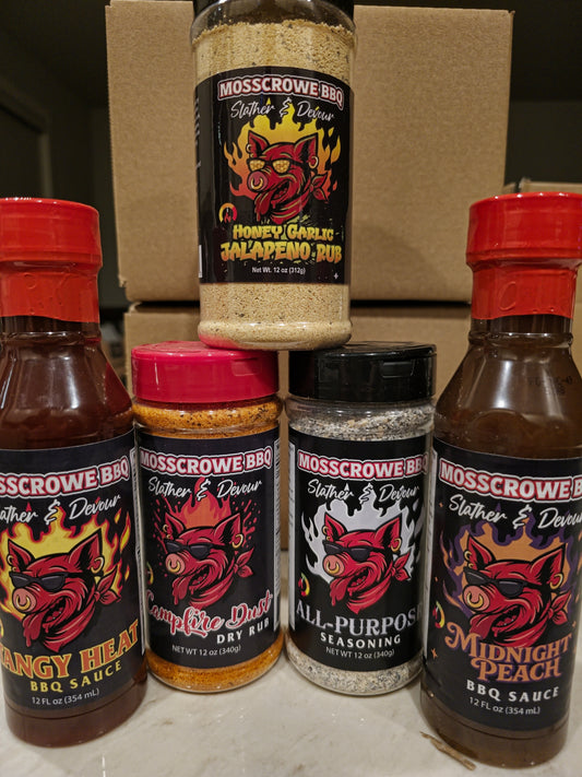 Ultimate BBQ Combo Pack - 2 Sauces & 3 Rubs BUNDLE AND SAVE!