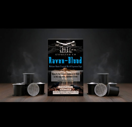 Raven-Blood Crafted Espresso 12 single serve cups