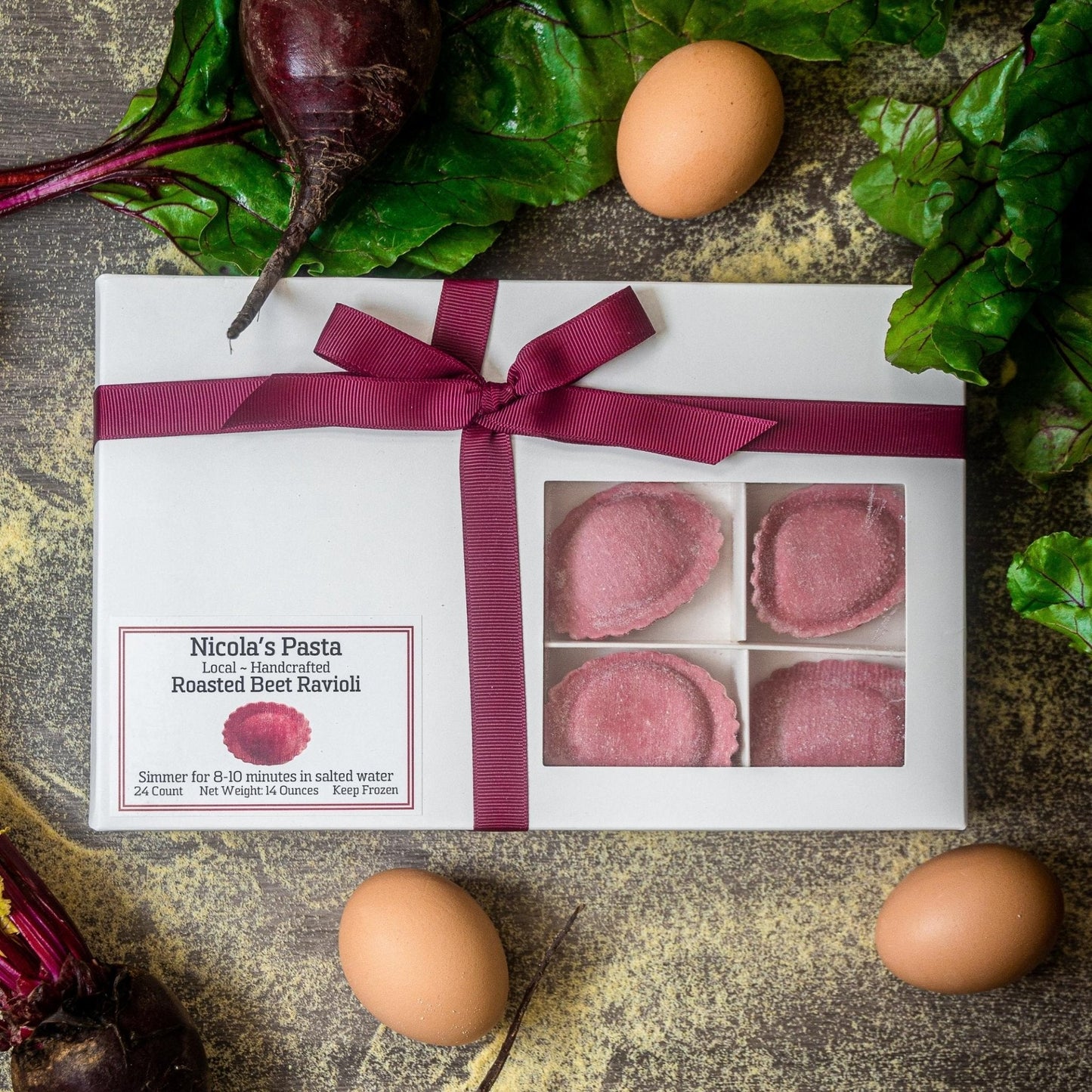 Roasted Beet Ravioli