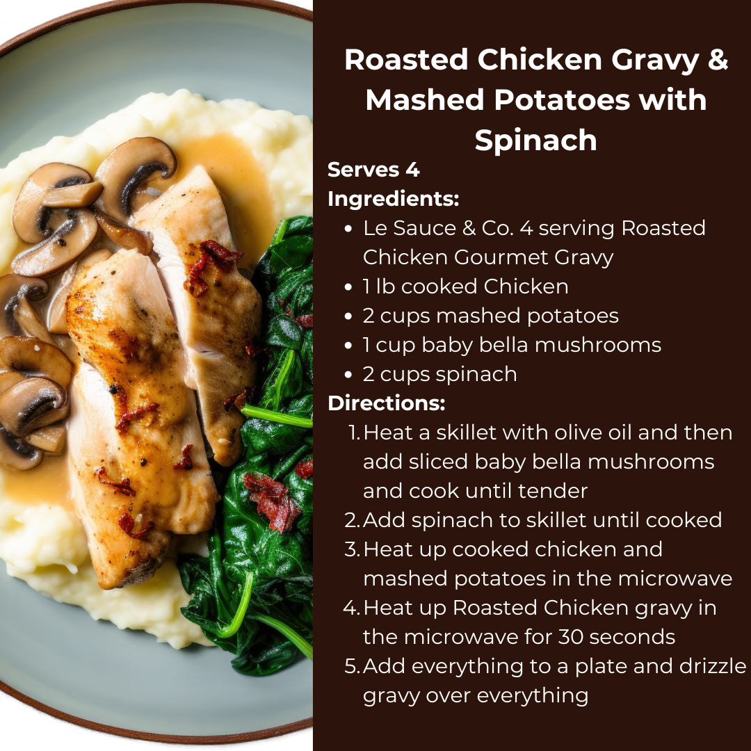 4-Serving Roasted Chicken Gourmet Gravy