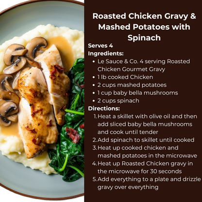 4-Serving Roasted Chicken Gourmet Gravy