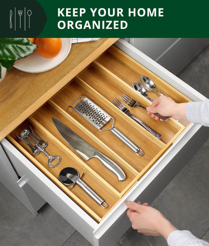 Royal Craft Wood Expandable Utensil Organizer