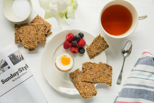 Norwegian Baked Knekkebrød Cracker Bag - 12 bags x 6oz case