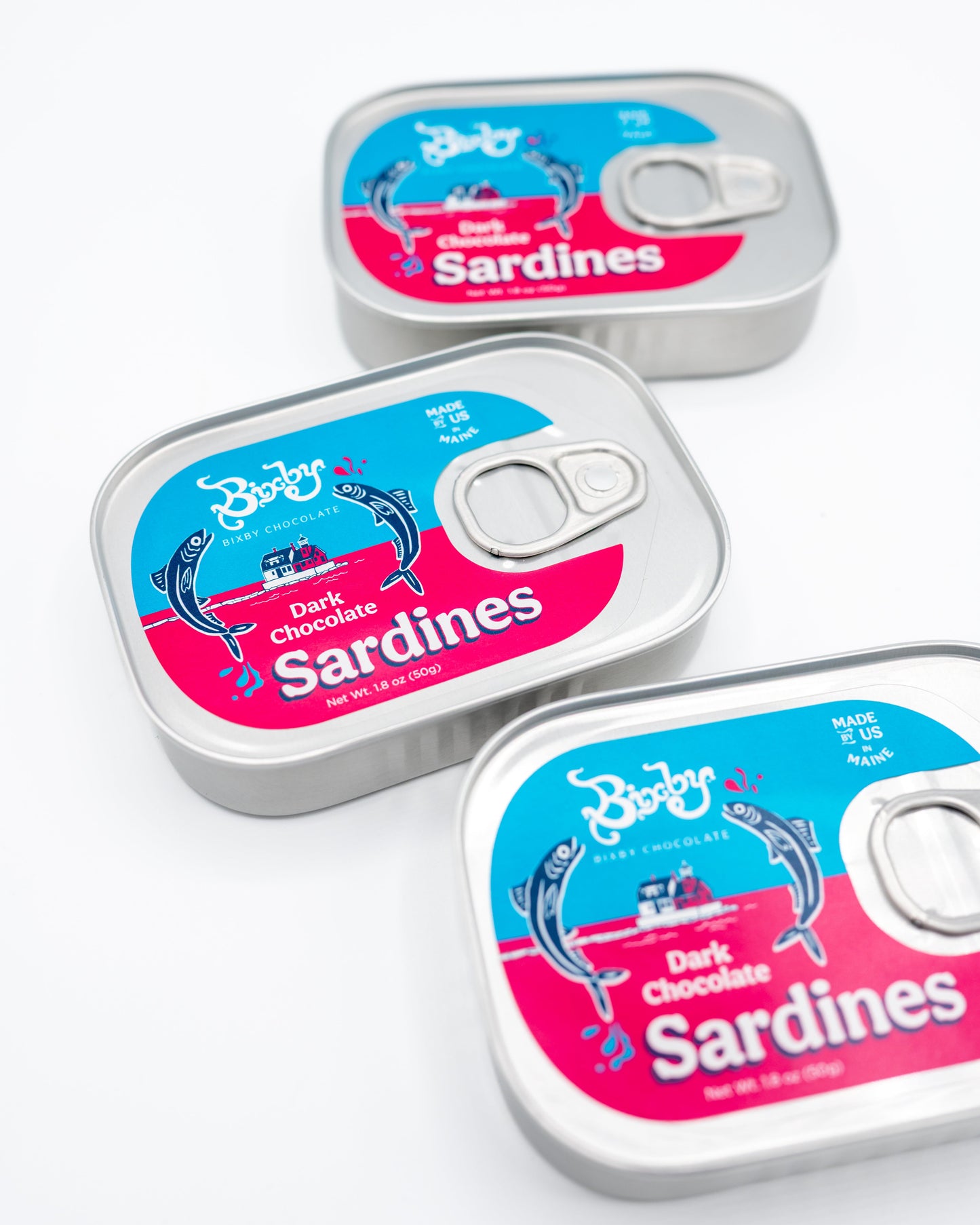 Chocolate Sardines, Tinned