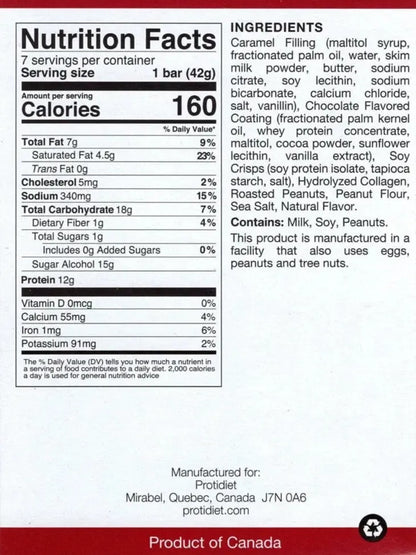 Caramel & Sea Salt Bites - Protidiet