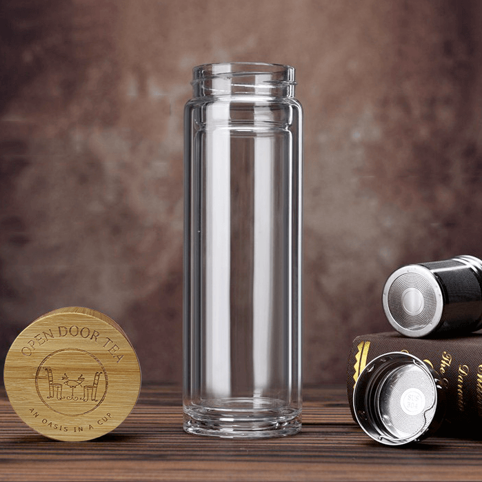Open Door Tea Bamboo Tea Tumbler