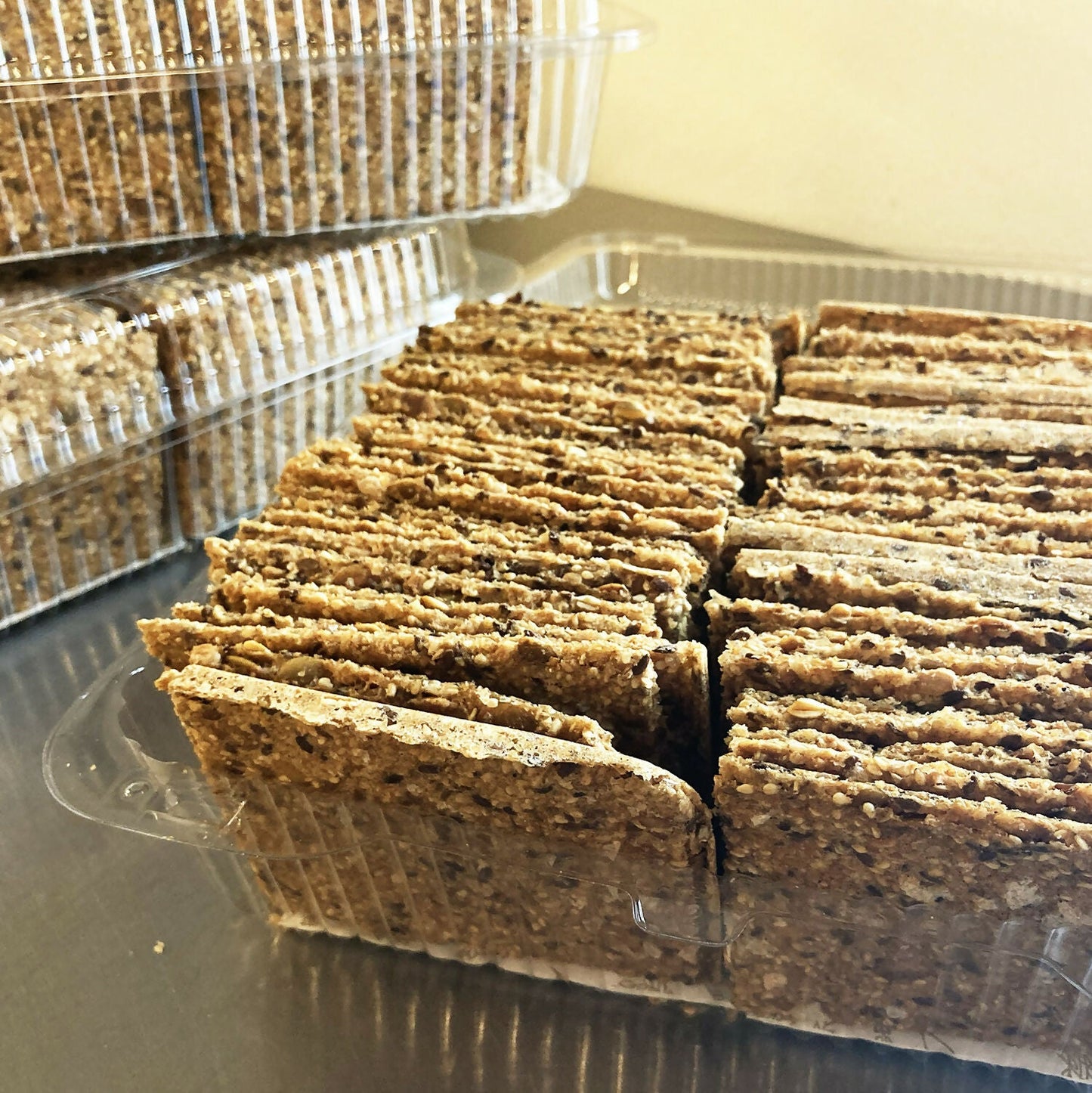 Norwegian Baked Knekkebrød - Sea Salt Flakes Organic - 2.5 LB Bulk Bag