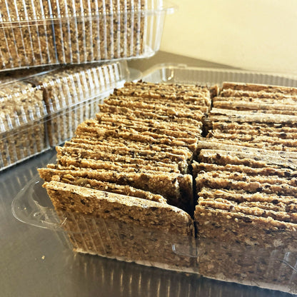 Norwegian Baked Knekkebrød - Sea Salt Flakes Organic - 2.5 LB Bulk Bag