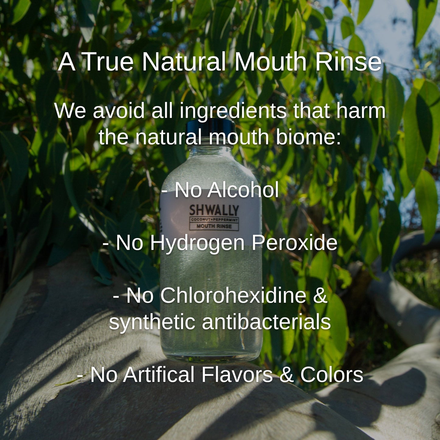 Shwally - For Home and Play Shwally Peppermint Coconut Mouth Rinse 8OZ