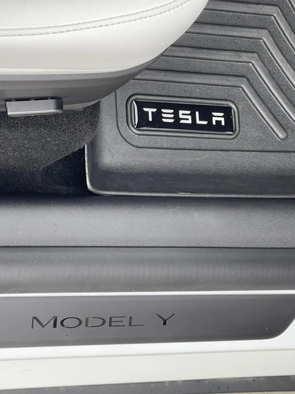 Tesla Logo Emblem for WeatherTech Floor Mats - Model S, X, 3, and Y