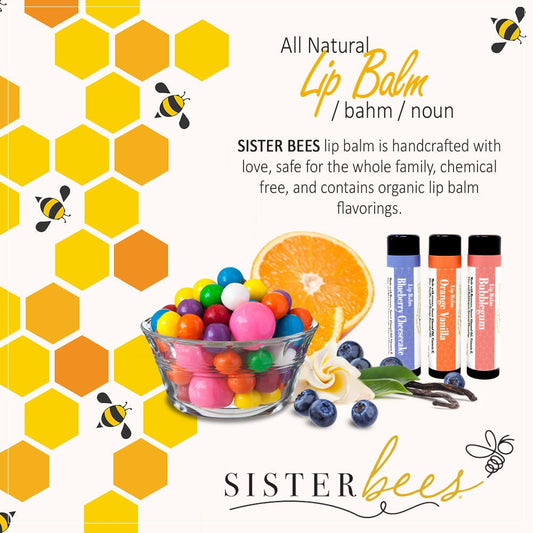 Sister Bees Fun Lip Balm Set