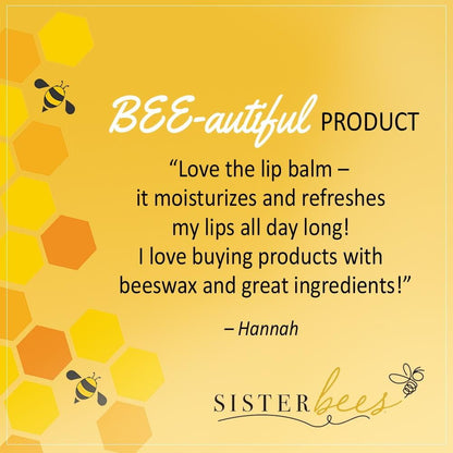 Sister Bees Natural Beeswax Lip Balm