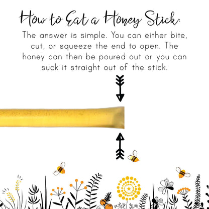 Sister Bees Pure Northern Michigan Honey Sticks 3pk