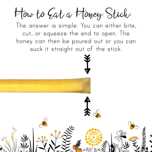Sister Bees Pure Northern Michigan Honey Sticks 3pk
