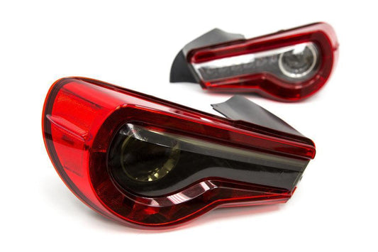 Smoked Tail Light Overlays (Dark, Light, Red, or Yellow) - 2017-2021 Toyota 86 / Subaru BRZ
